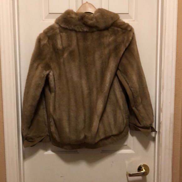 Vintage Yocci suede and faux coat made in England - Picture 4 of 7